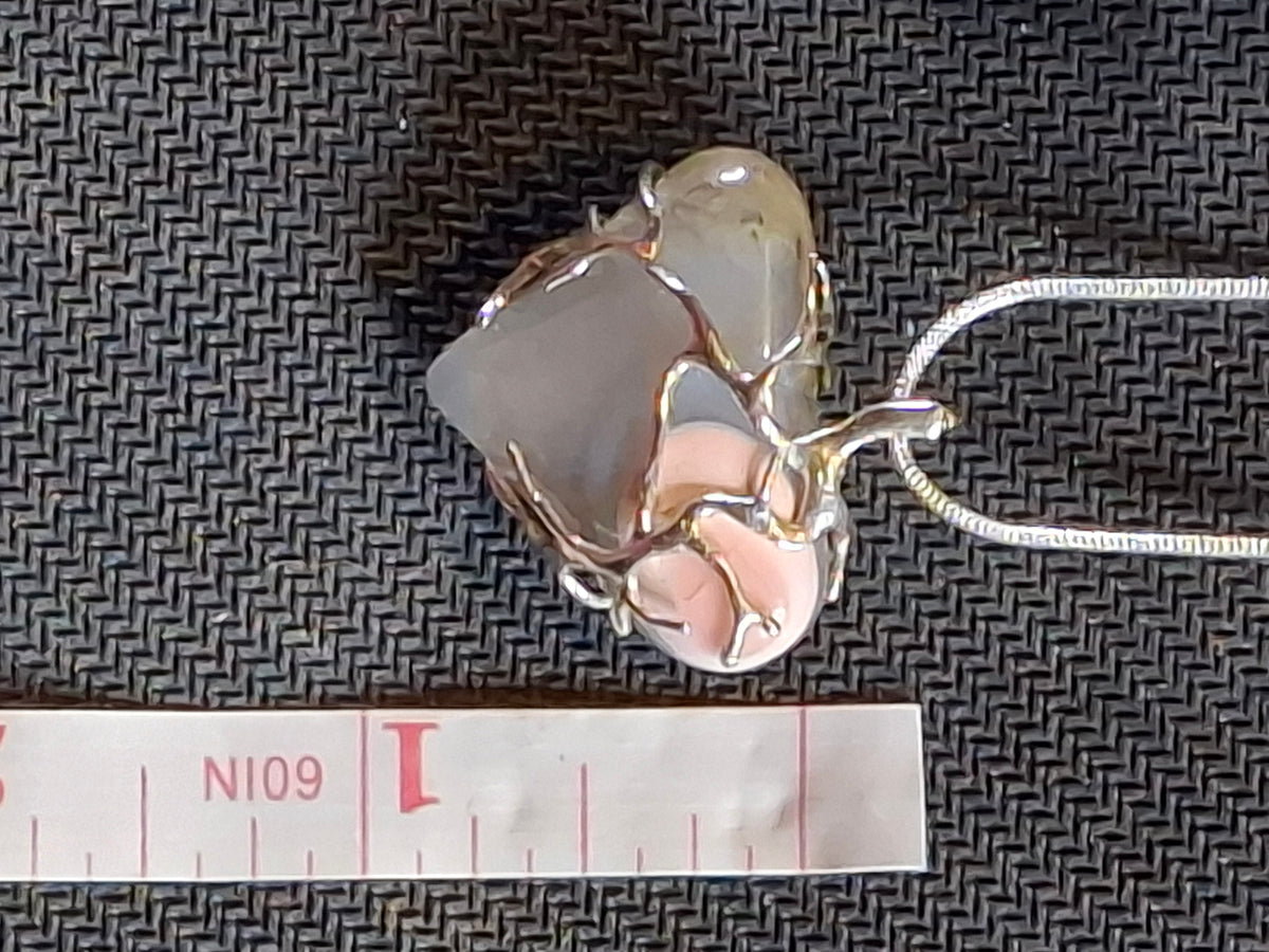 Thunder Agate — Irv's Rock & Jewelry — The Thunder Agate Heart