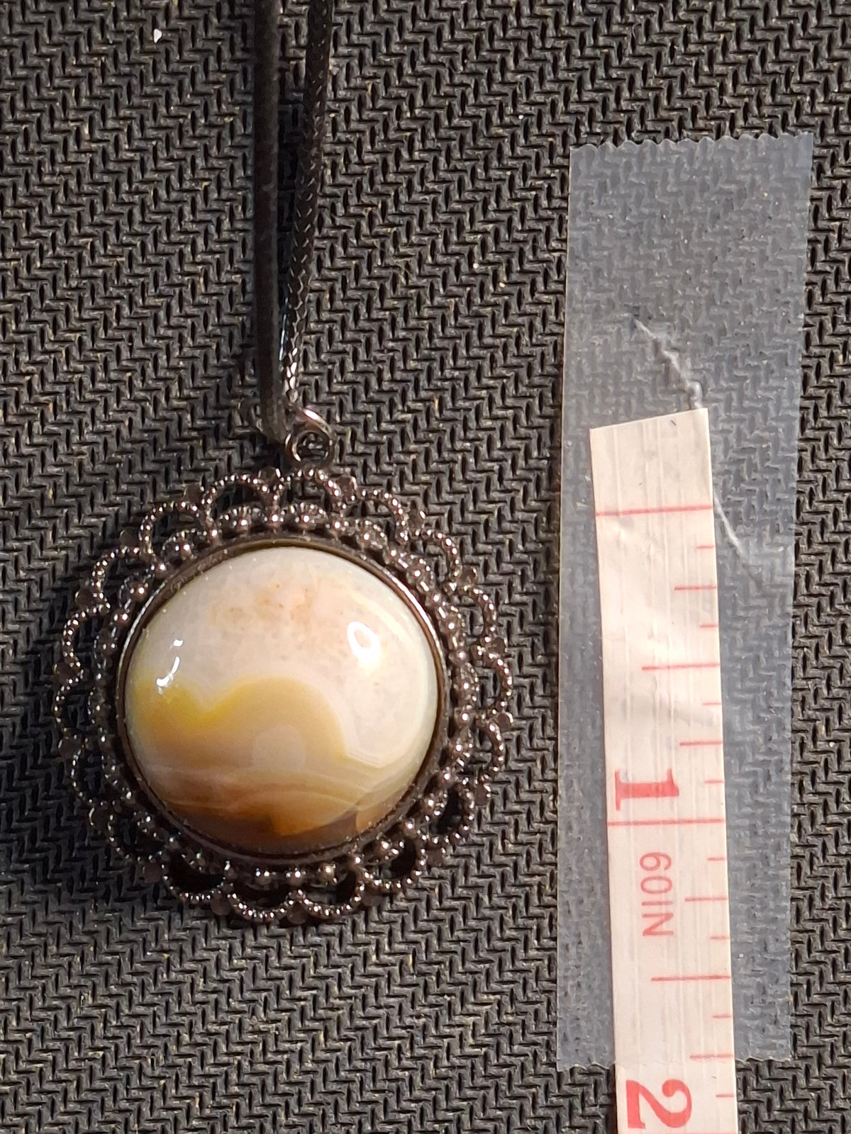 Botswana Agate Round — Richardson's Rock Ranch — The Sunrise