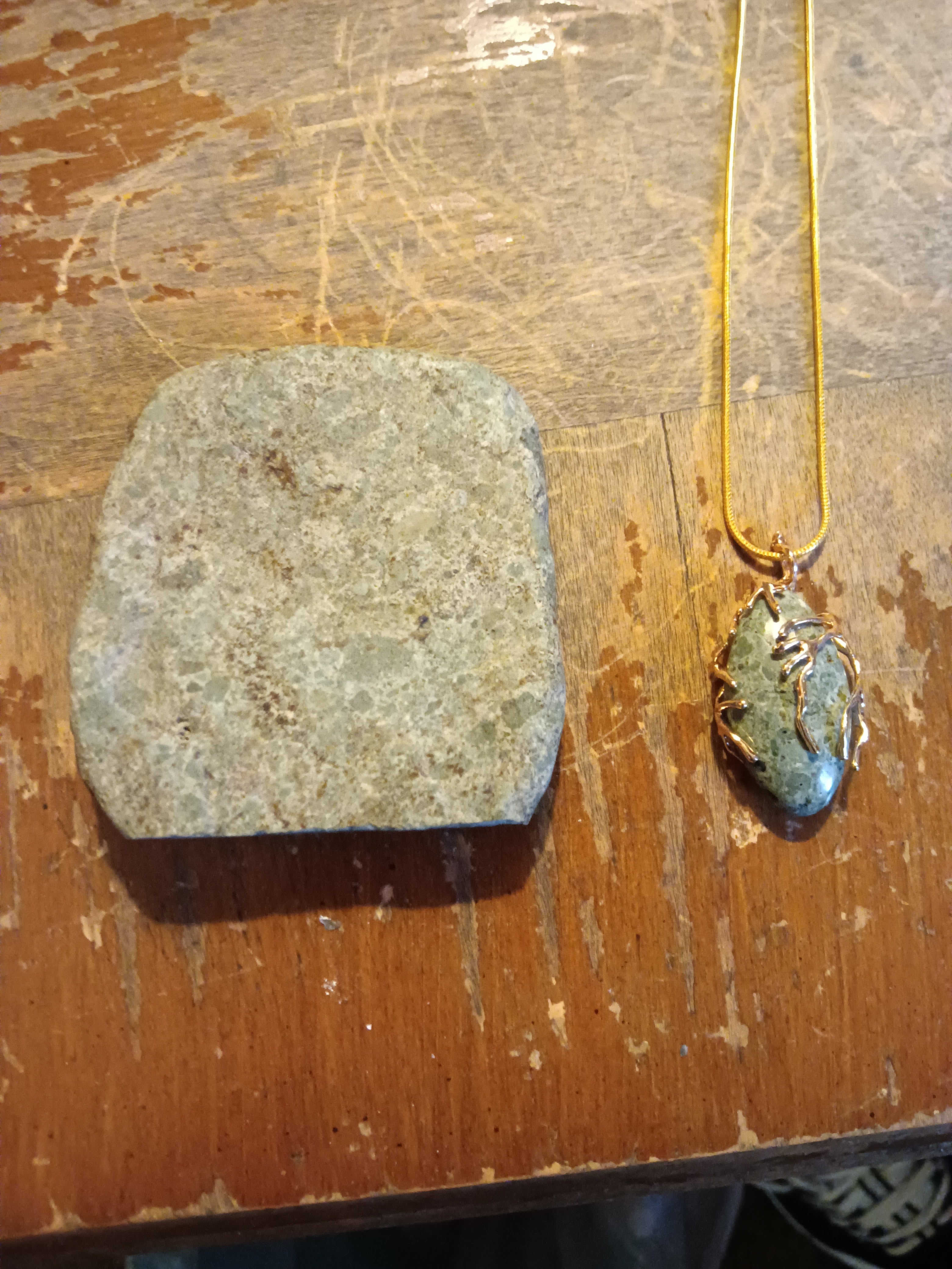Breccia Jasper — Yakima River Canyon — Janyce's First Solo Cut