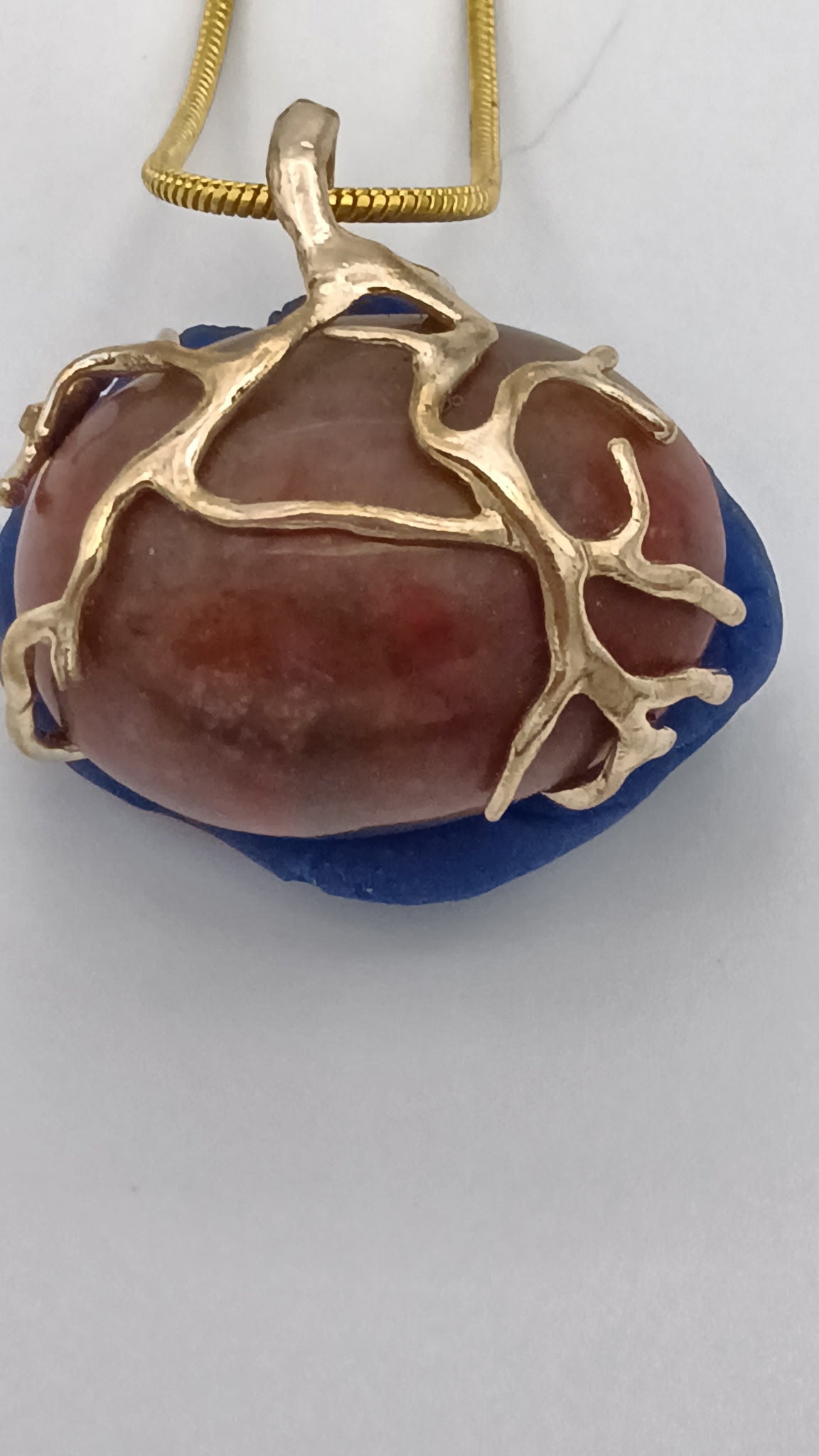 Pumpkin Jasper Pendant