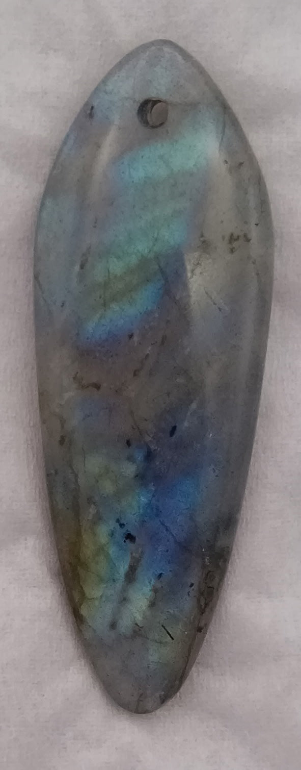 Electric Blue Labradorite Surfboard