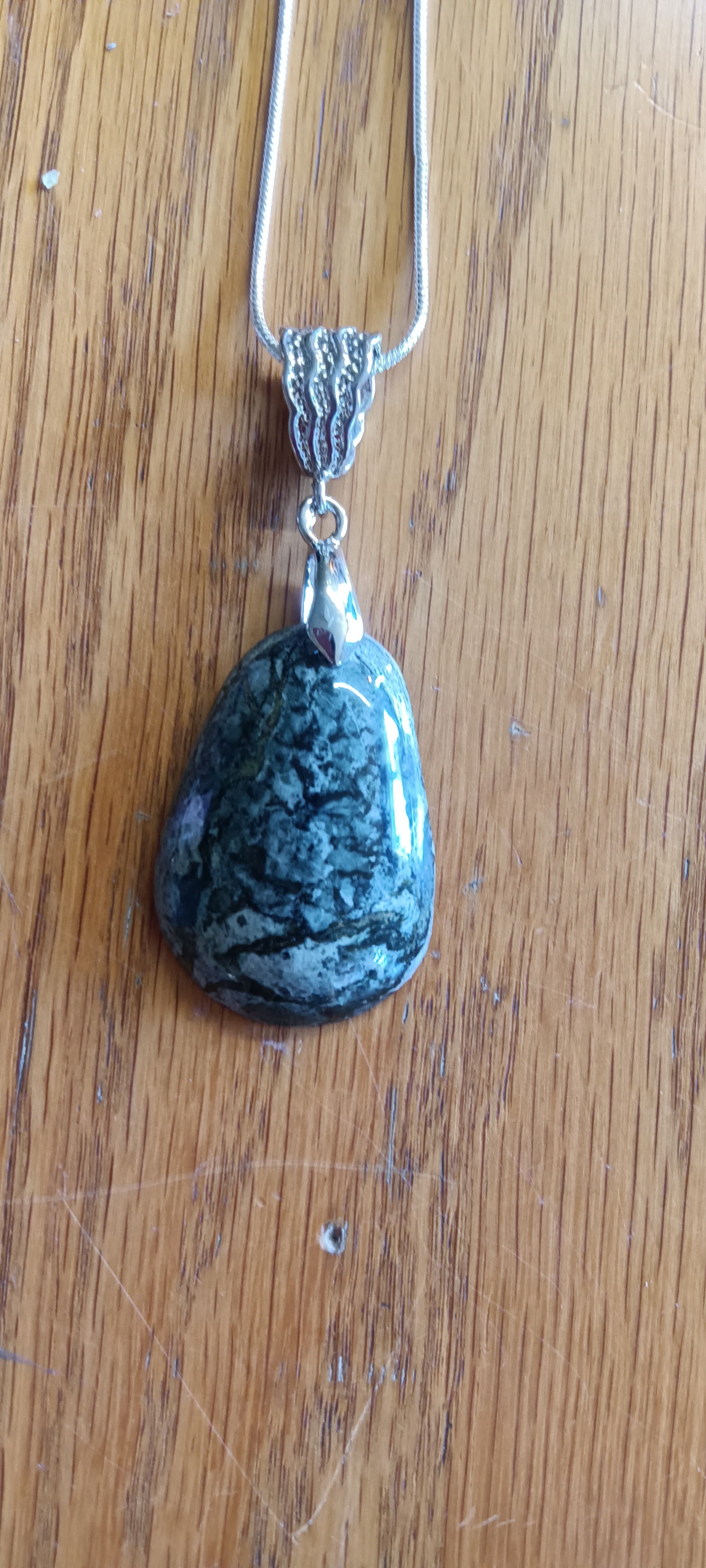 Breccia Aventurine — Yakima River Canyon — The Black Lightning
