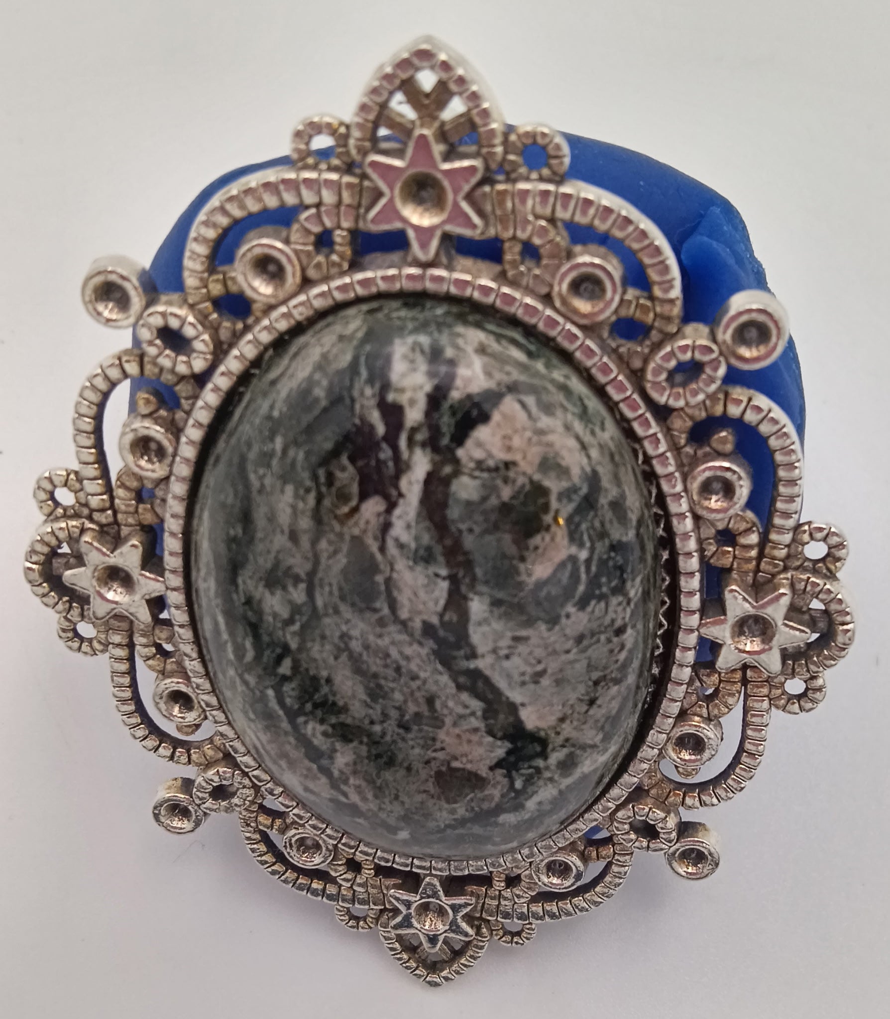 Black Jasper Grey Veins