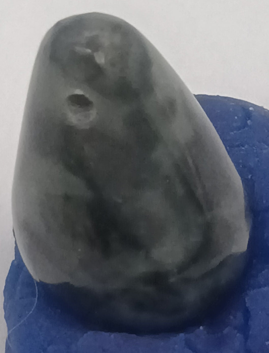 Emerald Green Serpentine Teardrop