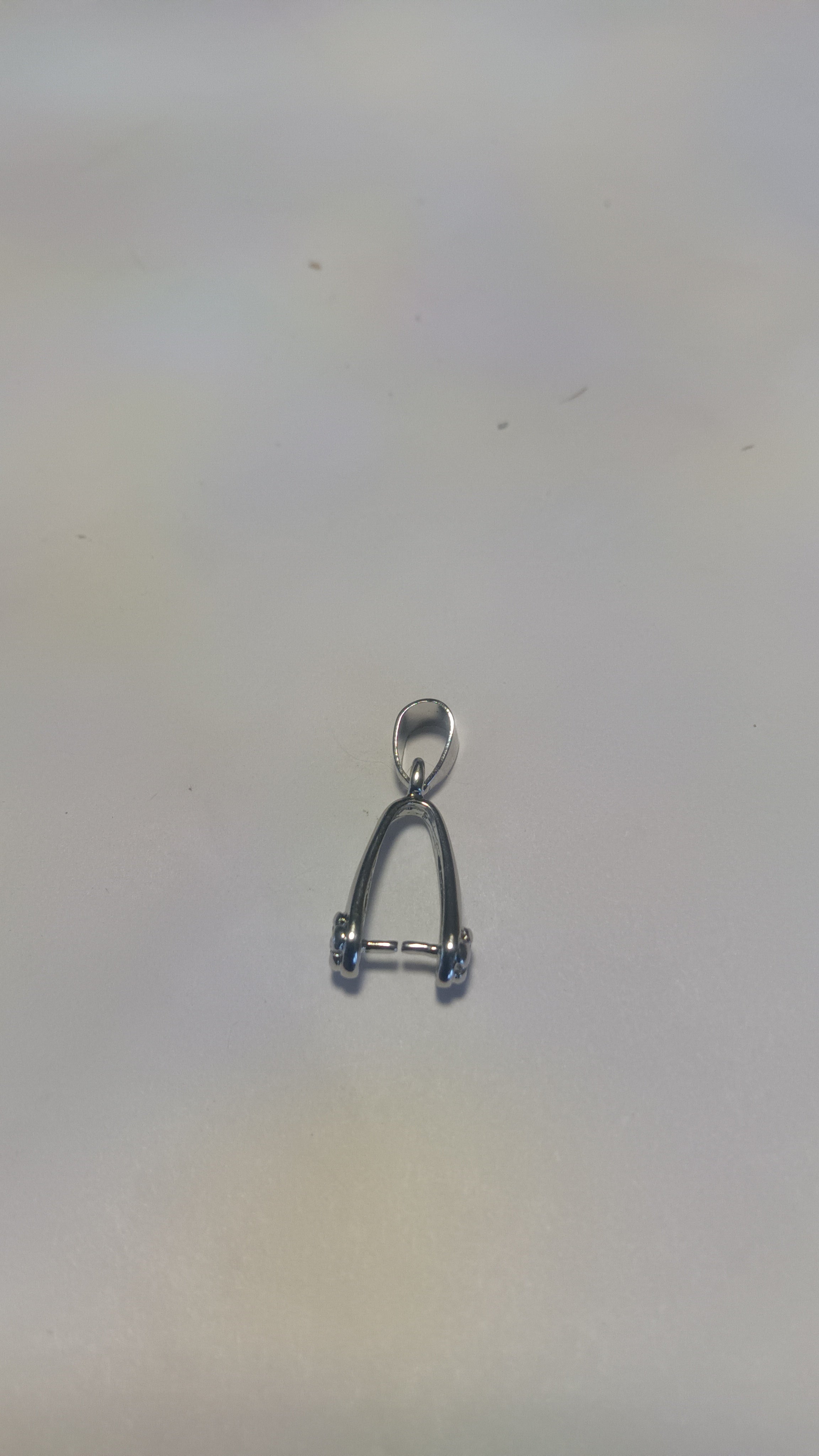 Sterling Silver Pinch Bail