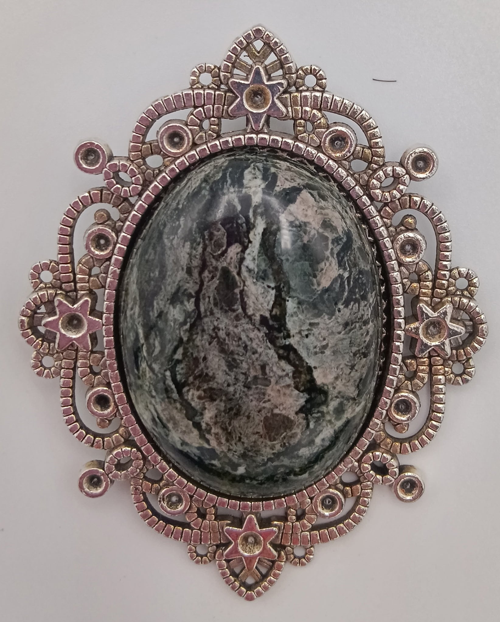 Black Jasper Grey Veins