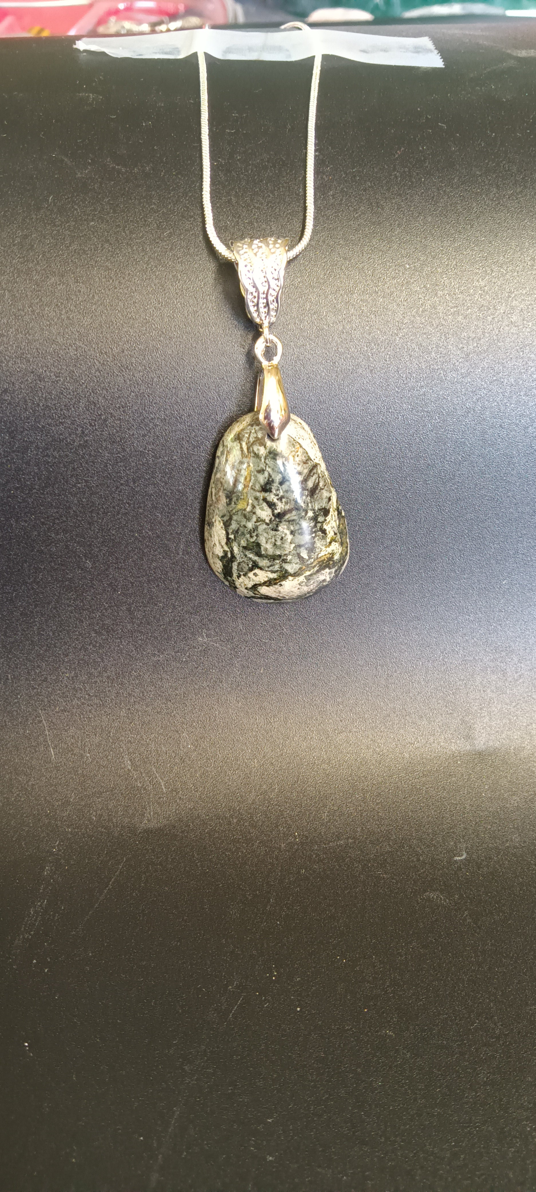 Breccia Aventurine — Yakima River Canyon — The Black Lightning