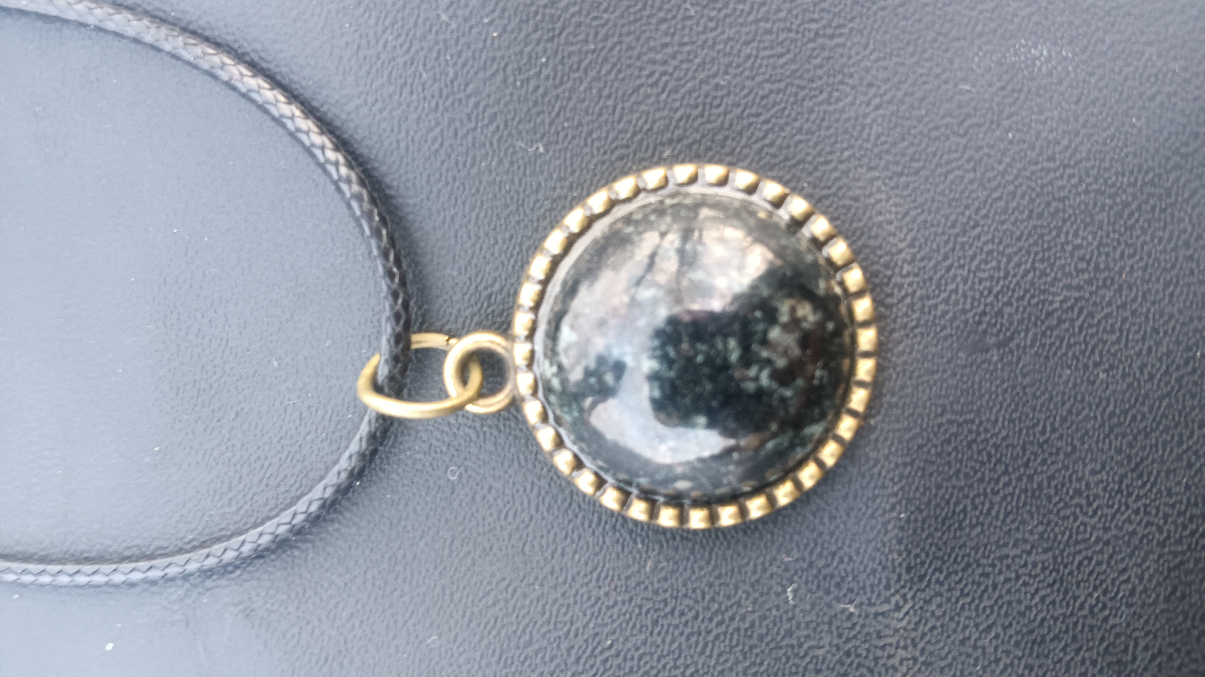 Sparkling black gneiss grounding crystal anklet - handcrafted gemstone ankle jewelry
