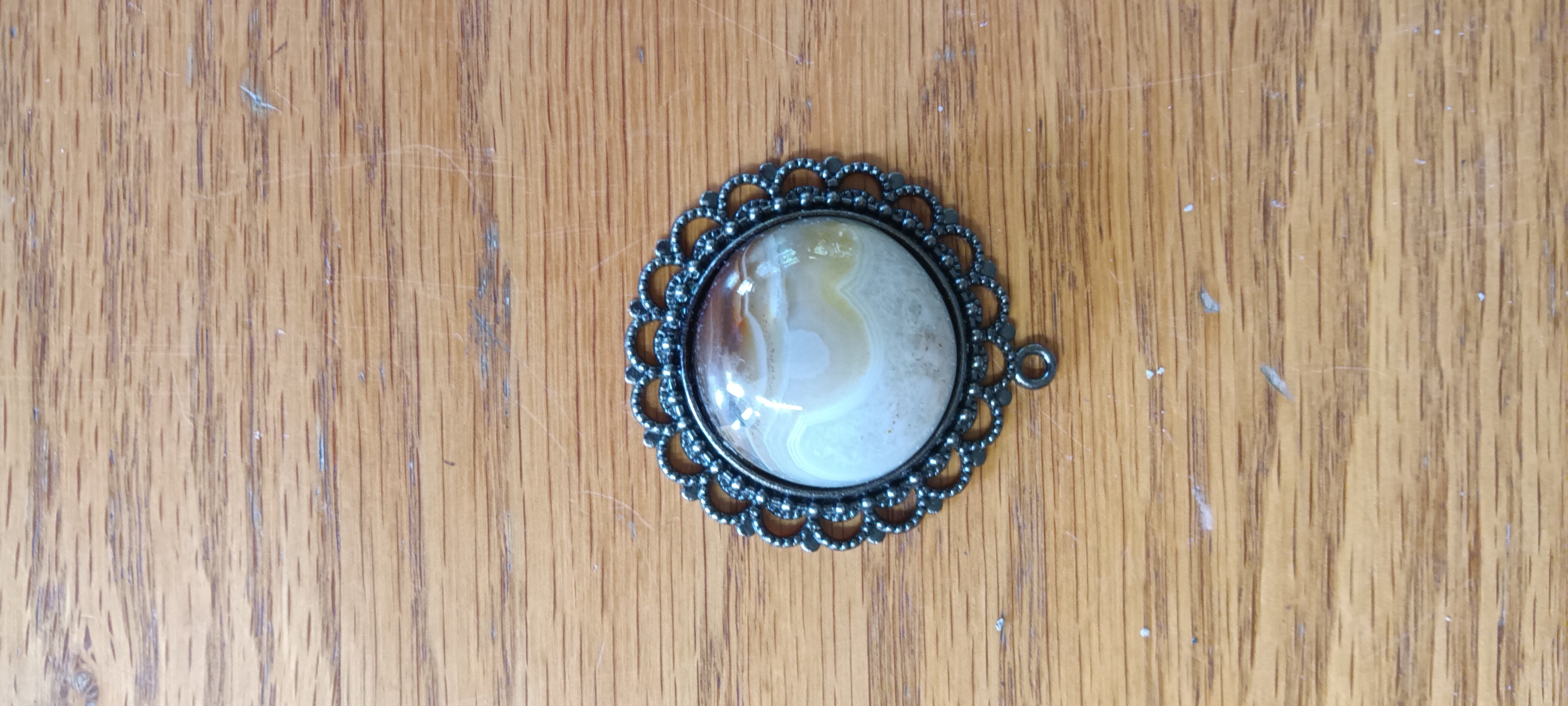 Botswana Agate Round — Richardson's Rock Ranch — The Sunrise