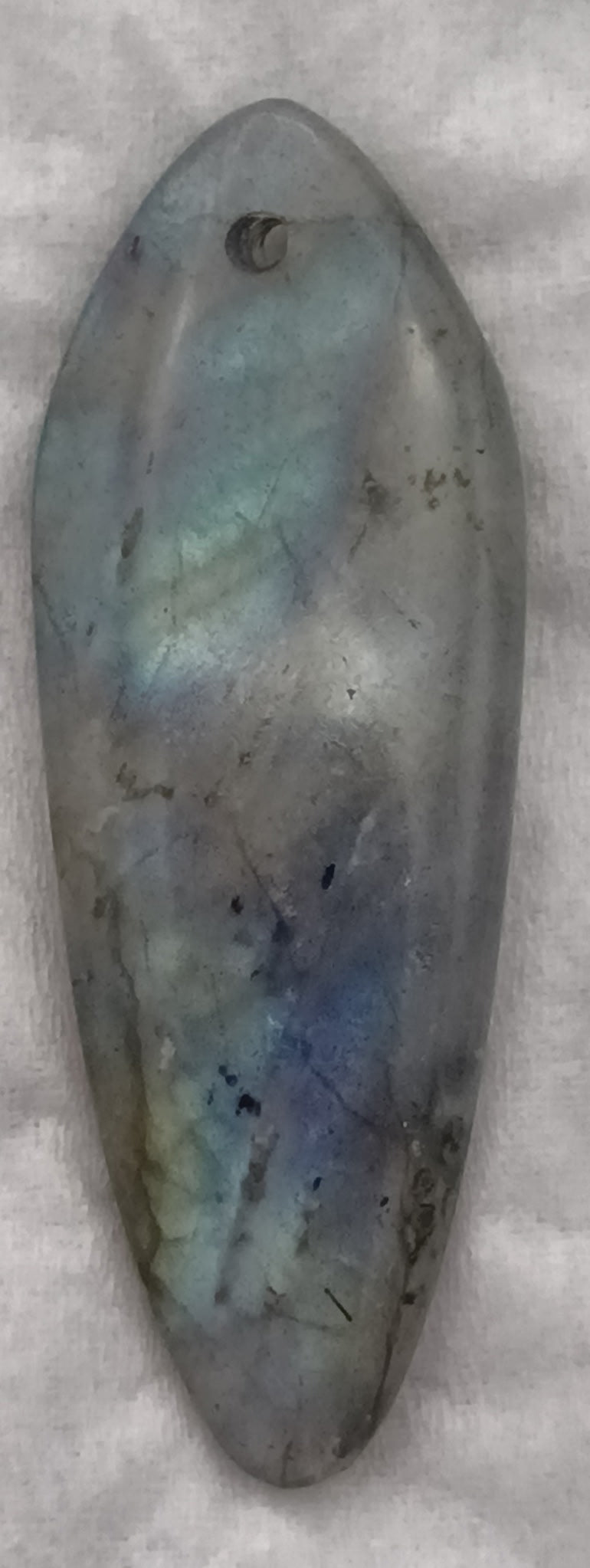 Electric Blue Labradorite Surfboard