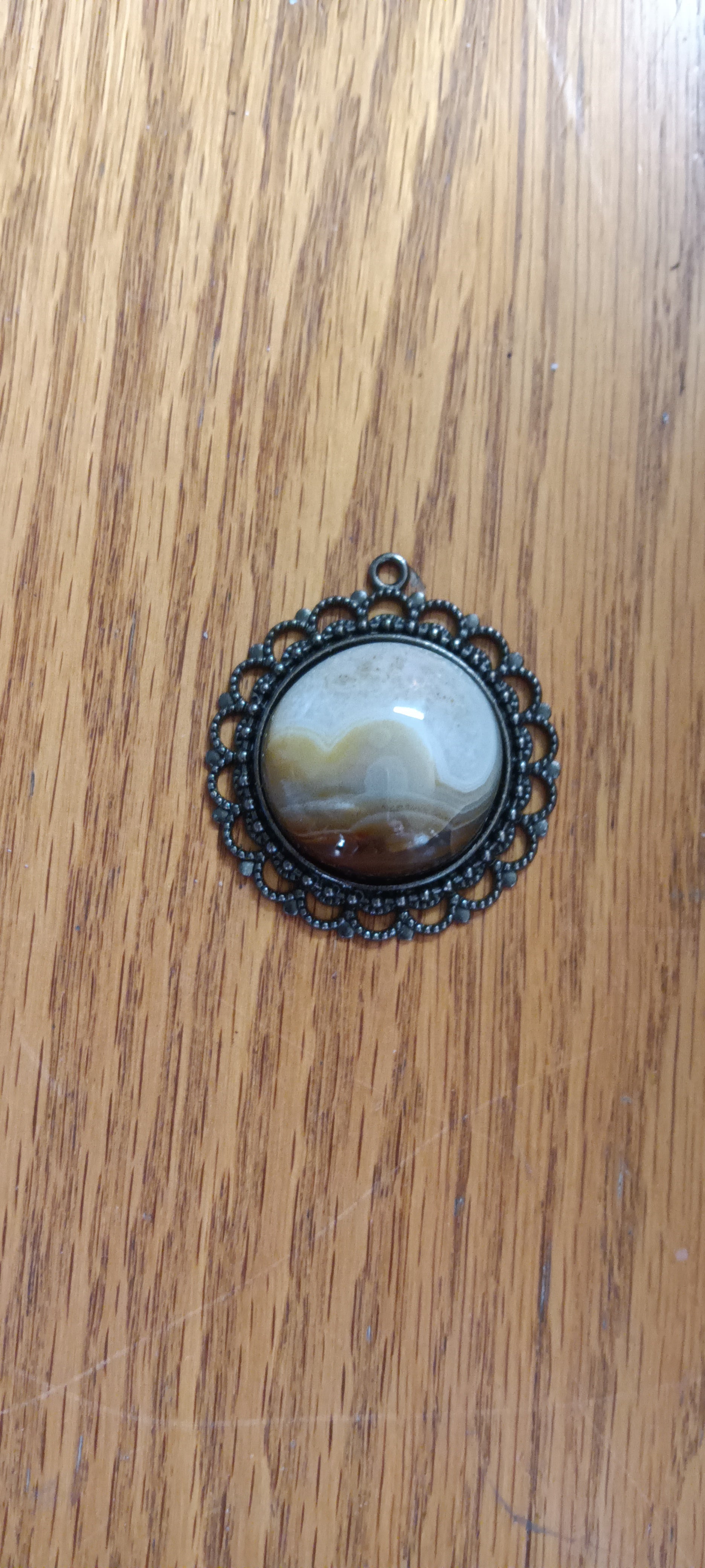 Botswana Agate Round — Richardson's Rock Ranch — The Sunrise