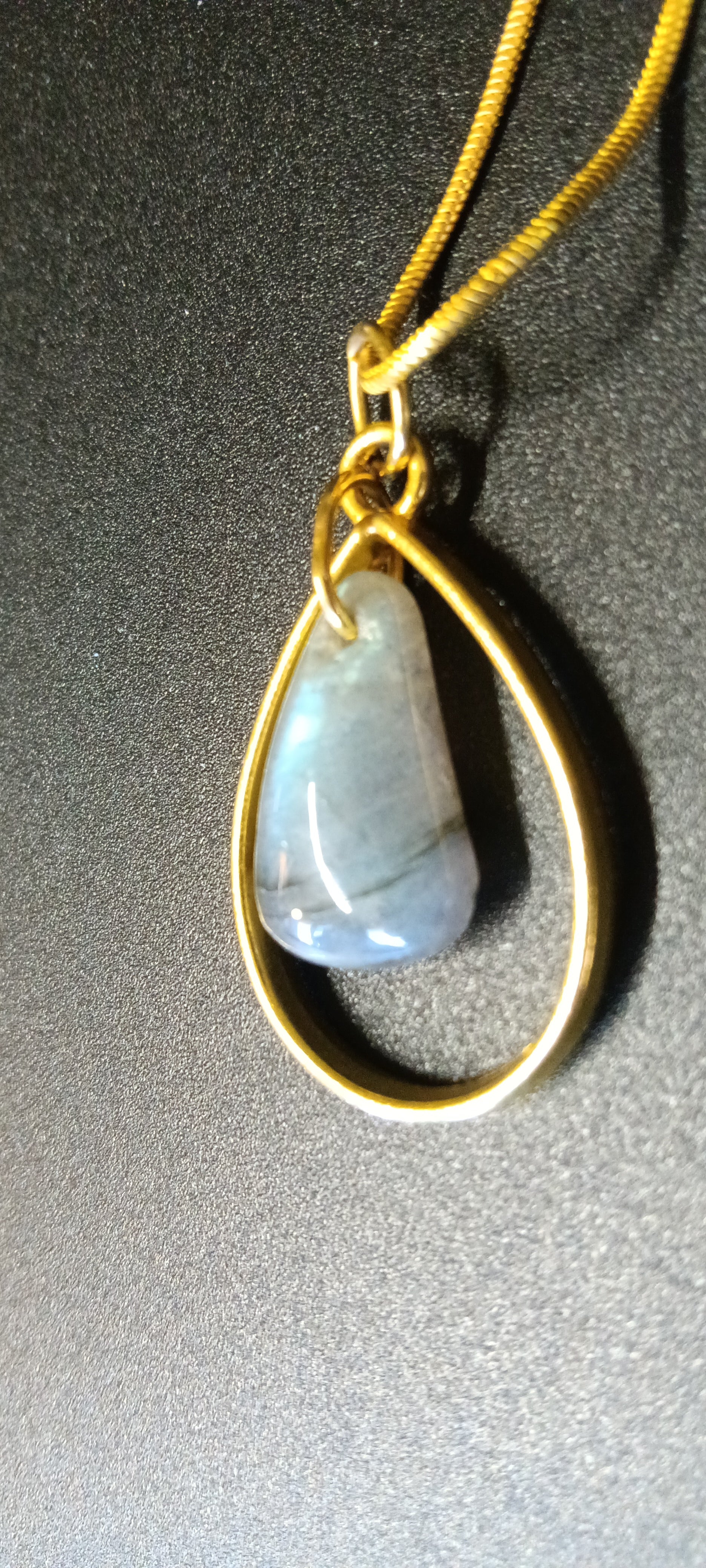 Dragon's Eye Labradorite — Richardson's Rock Ranch — The Rainbow Pear